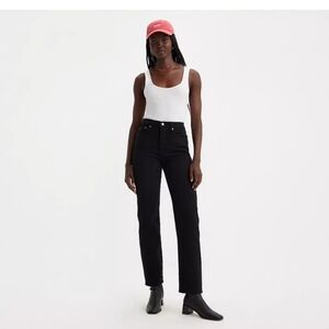 Levi's Wedgie Straight Crop Jeans